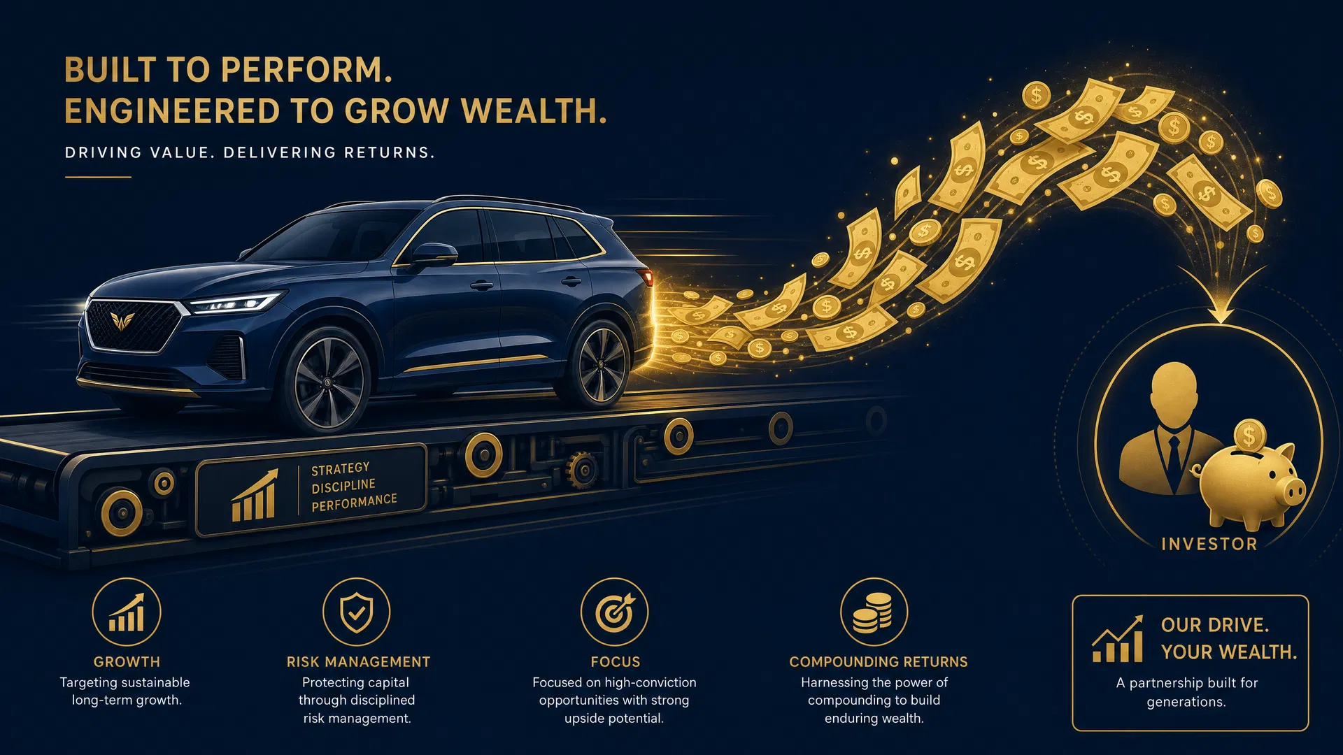 Vehicle investment generating returns
