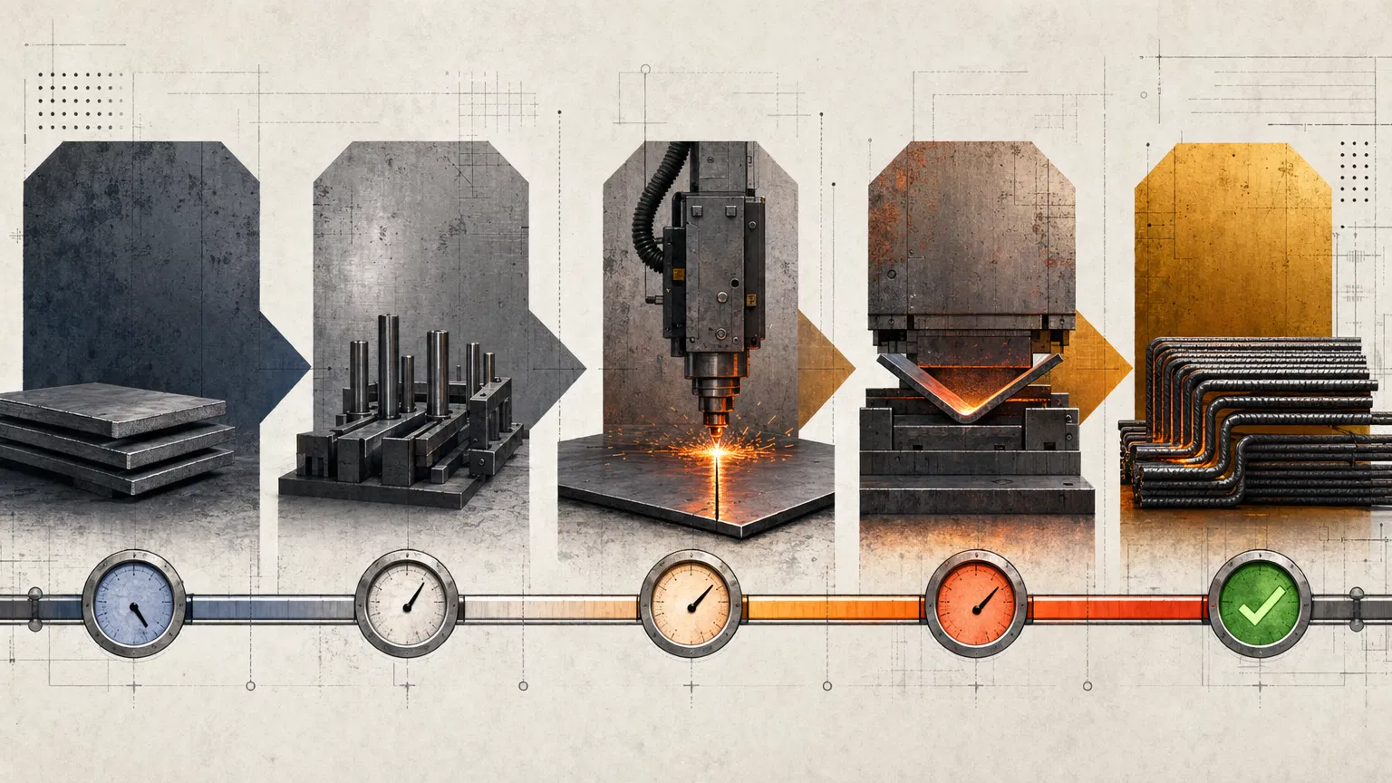 Pipeline visual de temperatura comercial