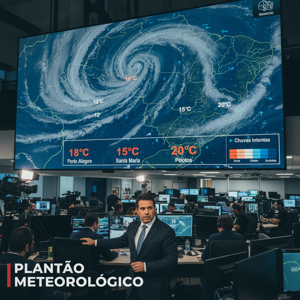 Previsão do Tempo RS: Chuva e Temperaturas em Queda no Rio Grande do Sul