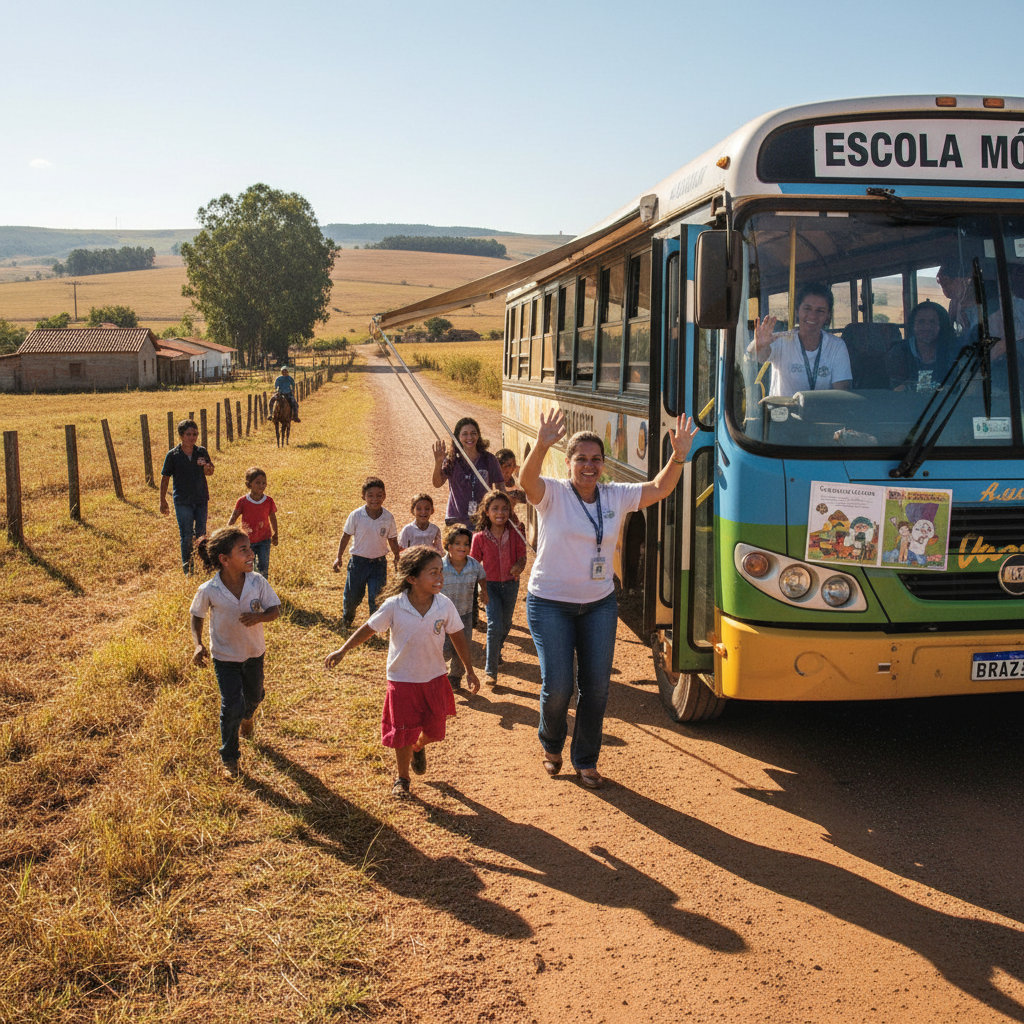 Governo do RS leva educação para comunidades rurais e remotas