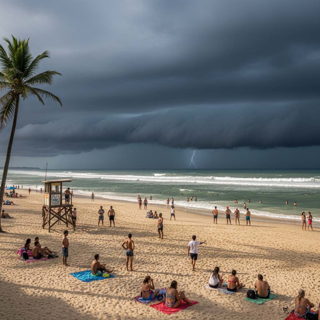 Outono em SC: Calor de verão e temporais marcam o início da estação