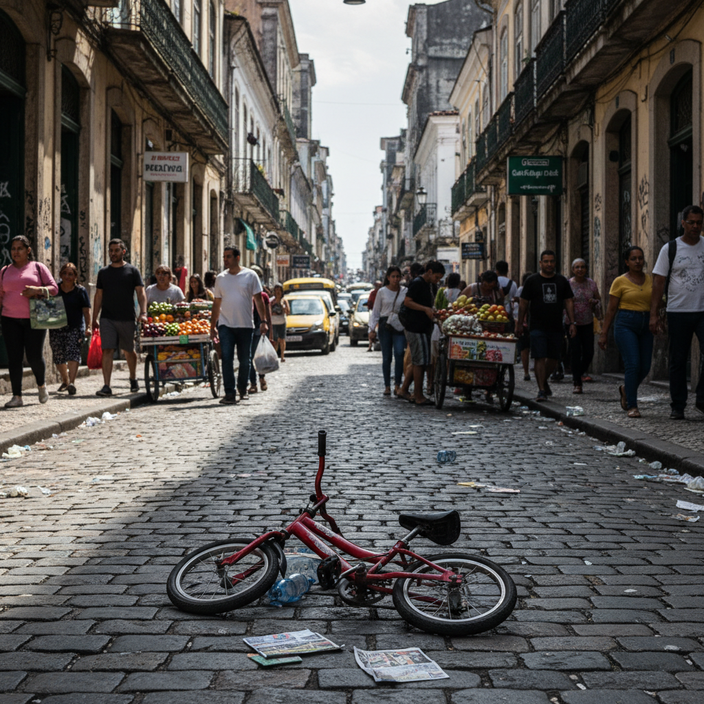 Menino de 5 anos atropelado ao descer morro em Brusque