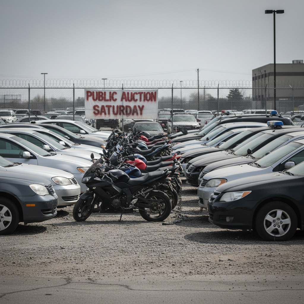 Leilão da PRF no Paraná: veículos a partir de R$ 400; veja como participar