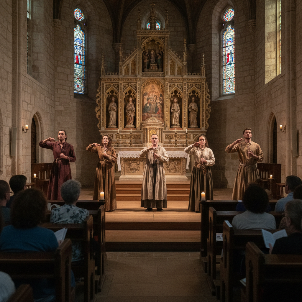 Teatro Surdo Brilha na Capela Santa Maria com Mostra Gratuita no Festival