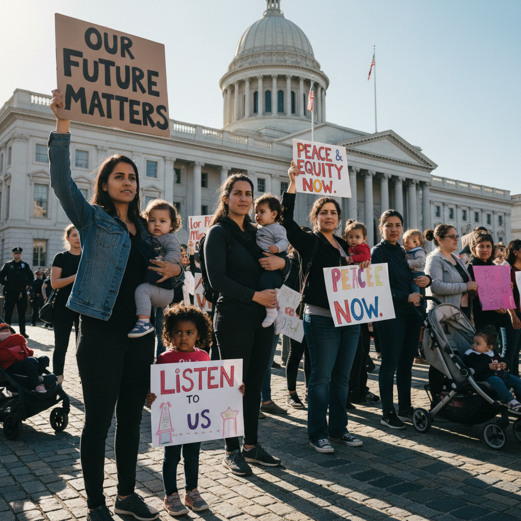 Familiares de apenados protestam por 2 semanas na Praça da Matriz sem diálogo