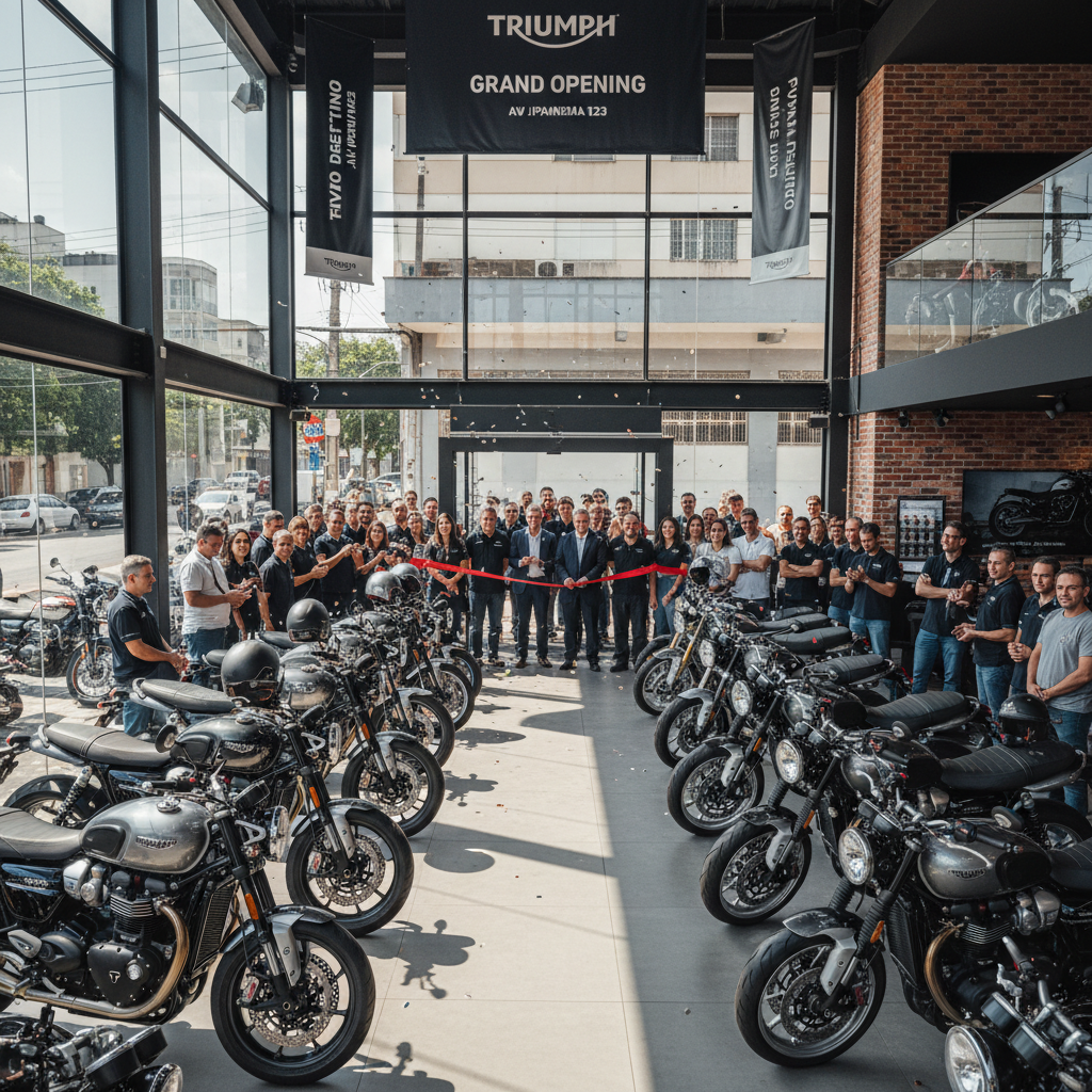 Chapecó Ganha Nova Concessionária Triumph e Impulsiona Paixão por Motos