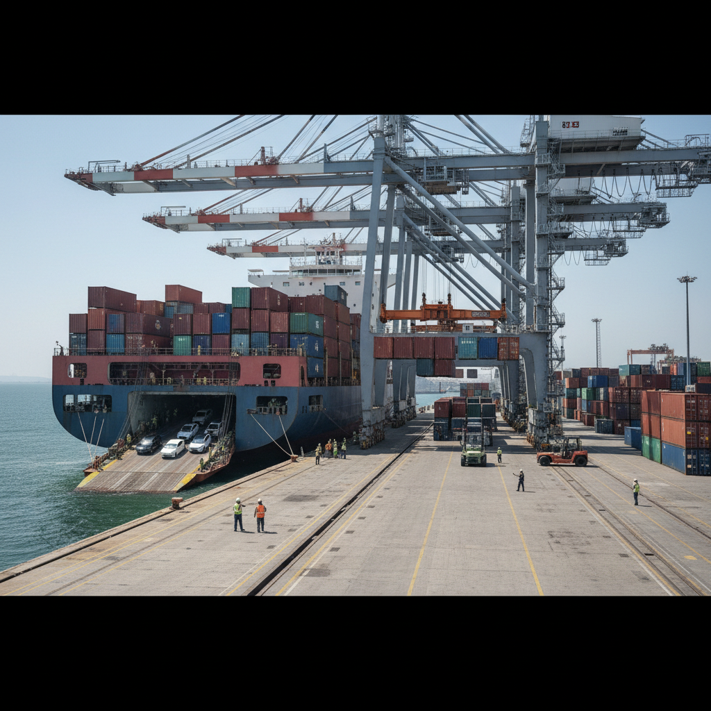 Porto de Paranaguá: Recorde histórico no desembarque de carros elétricos