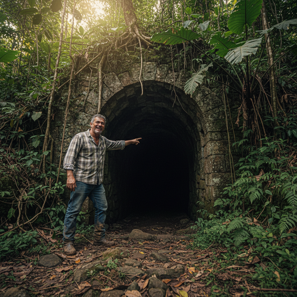Paleotoca em SC: O que moradora descobriu em túnel misterioso em Lauro Müller