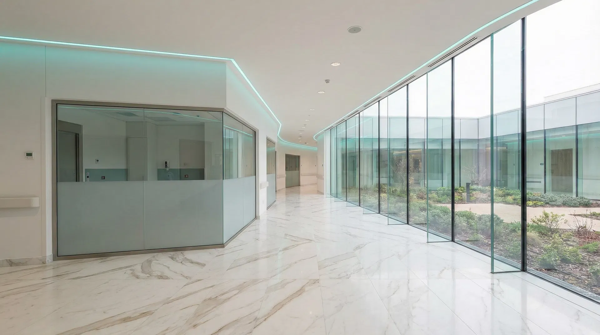 Ambiente hospitalar moderno