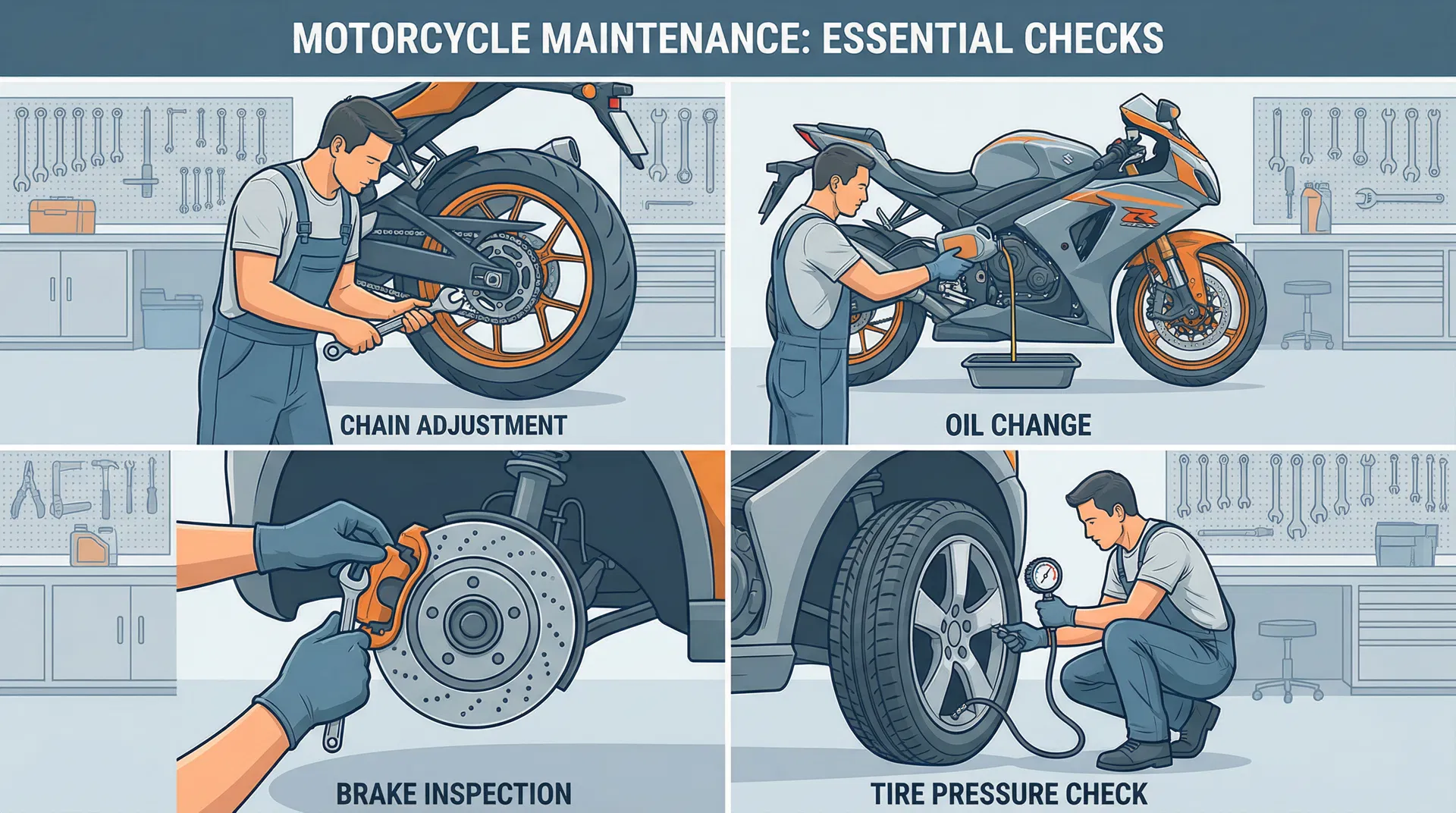 Manutenção de Motos: Guia Completo para Motociclistas