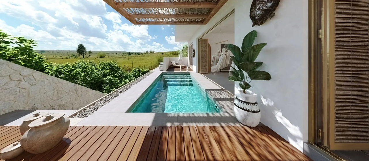 Piscina Compacta 5×2,5m