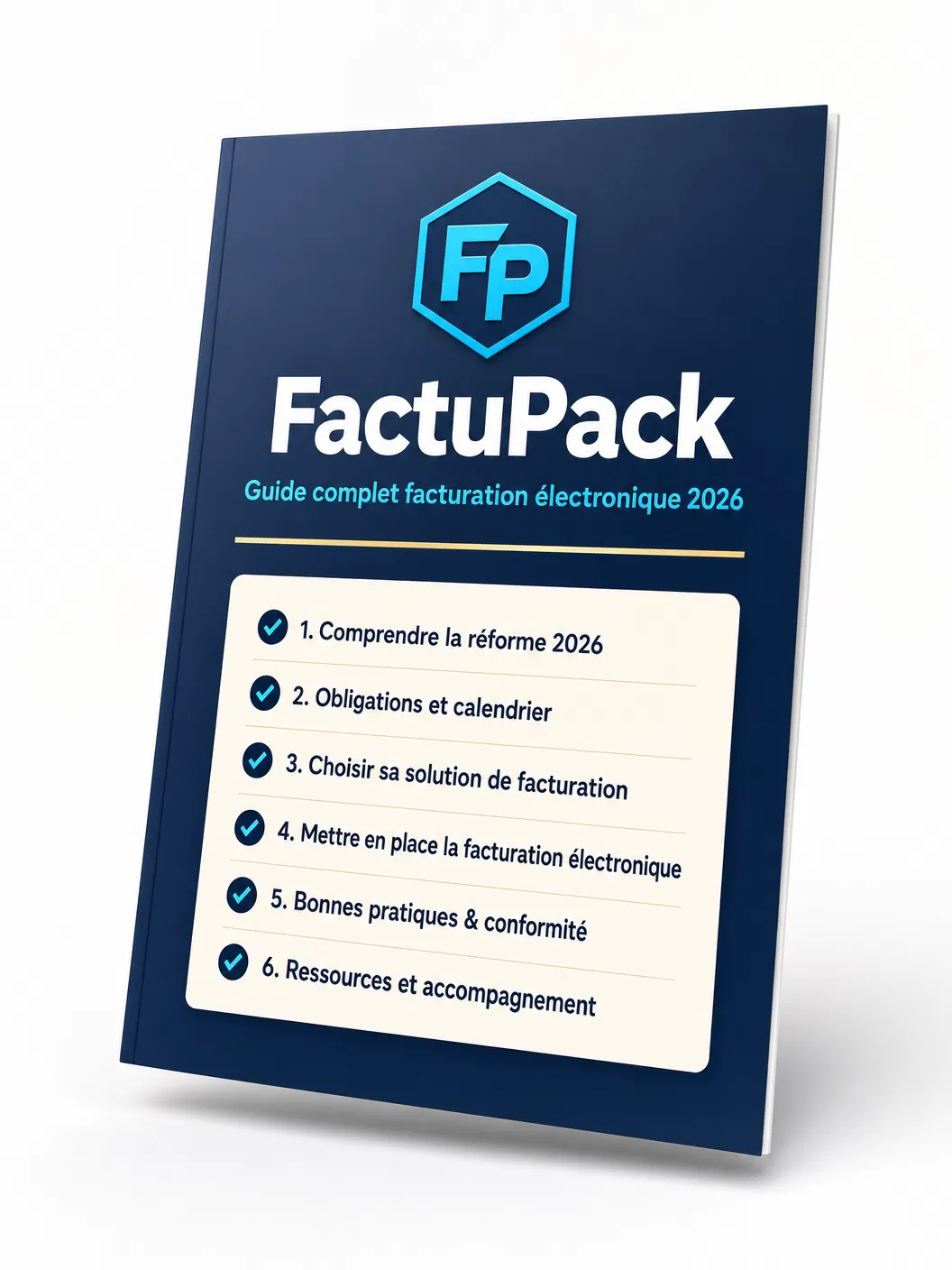 FactuPack — Guide PDF facturation électronique 2026