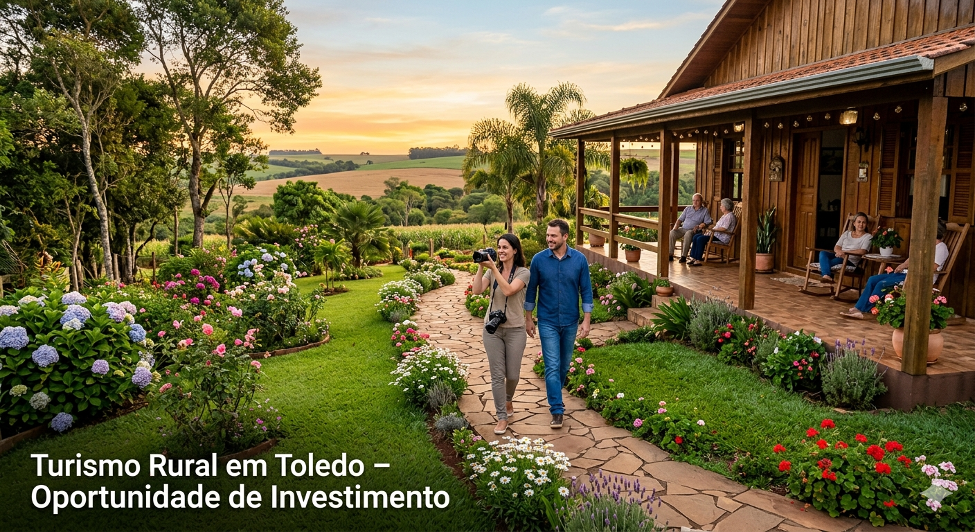 Turismo rural em Toledo cresce e valoriza chácaras e sítios na região