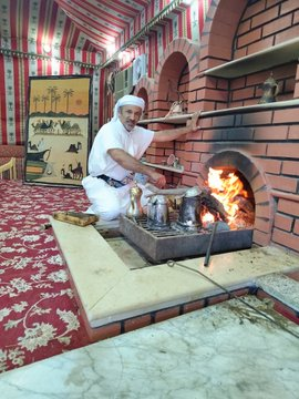 عرض الطهي التقليدي في المهرجان