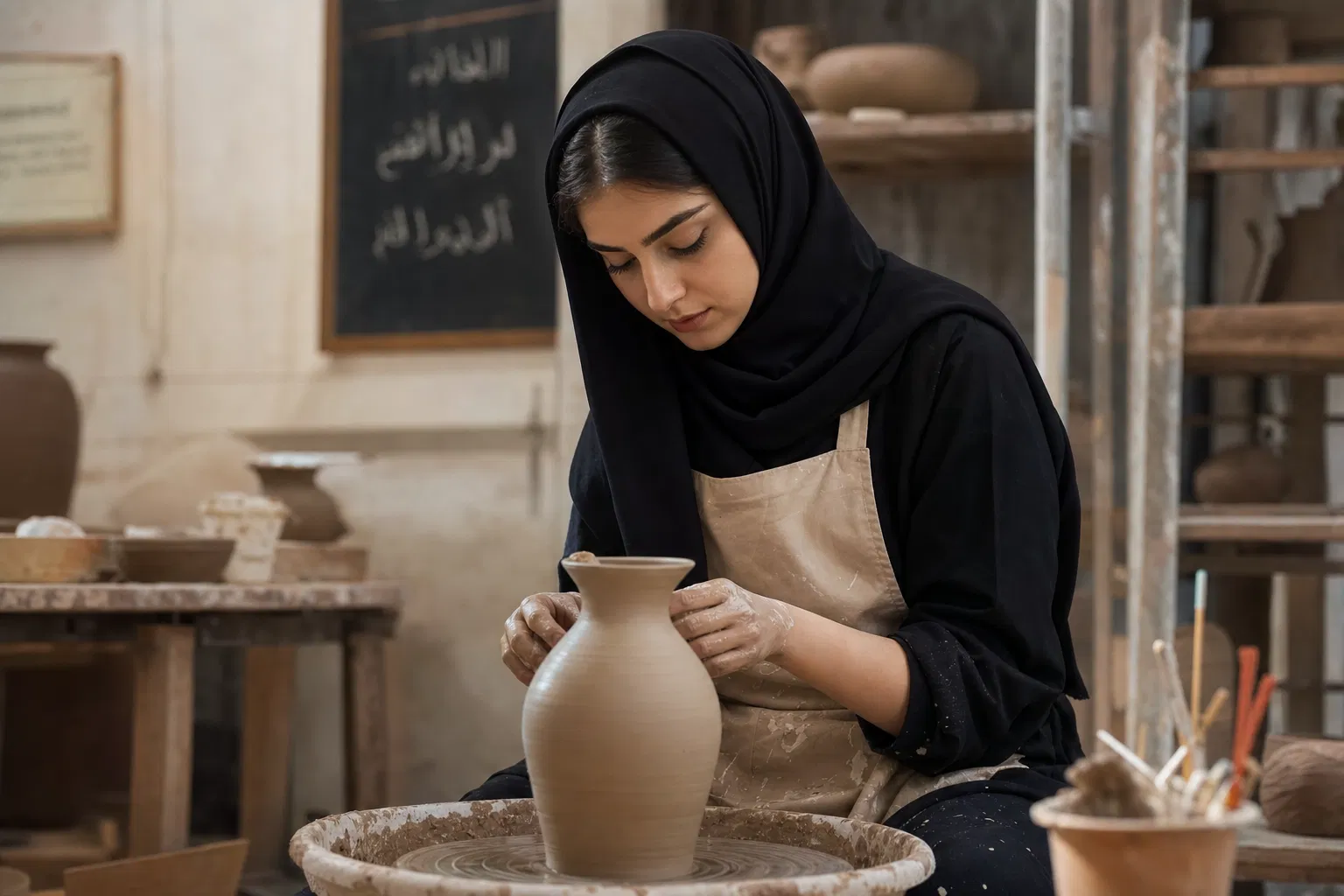 مشروع الفخار الإبداعي