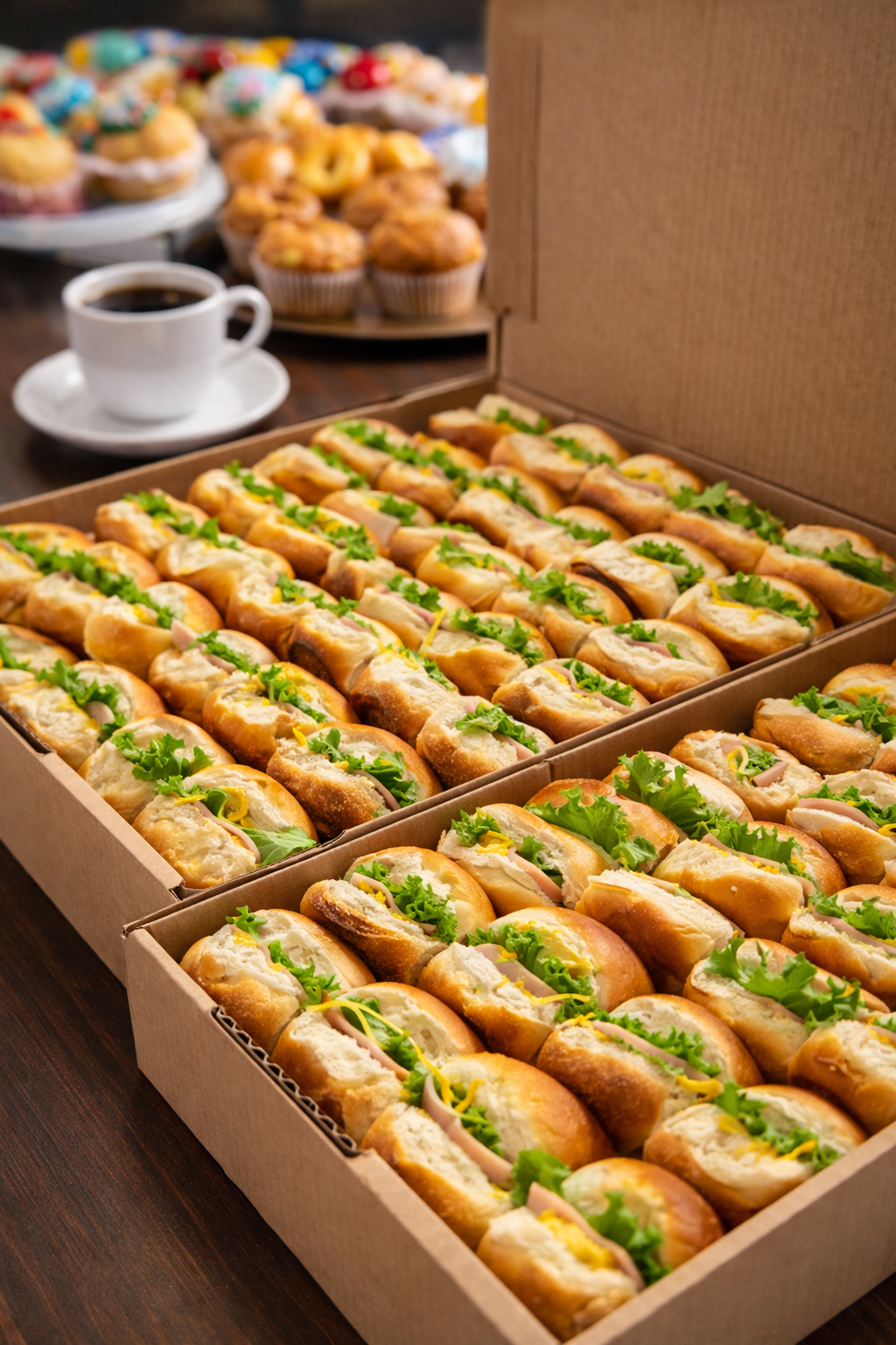 Mini sanduiches naturais 