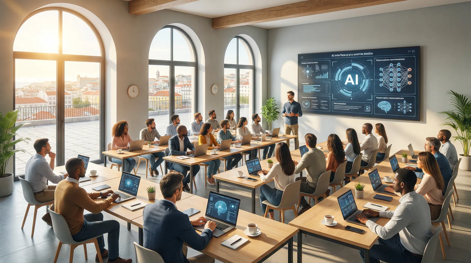 Formação presencial de IA
