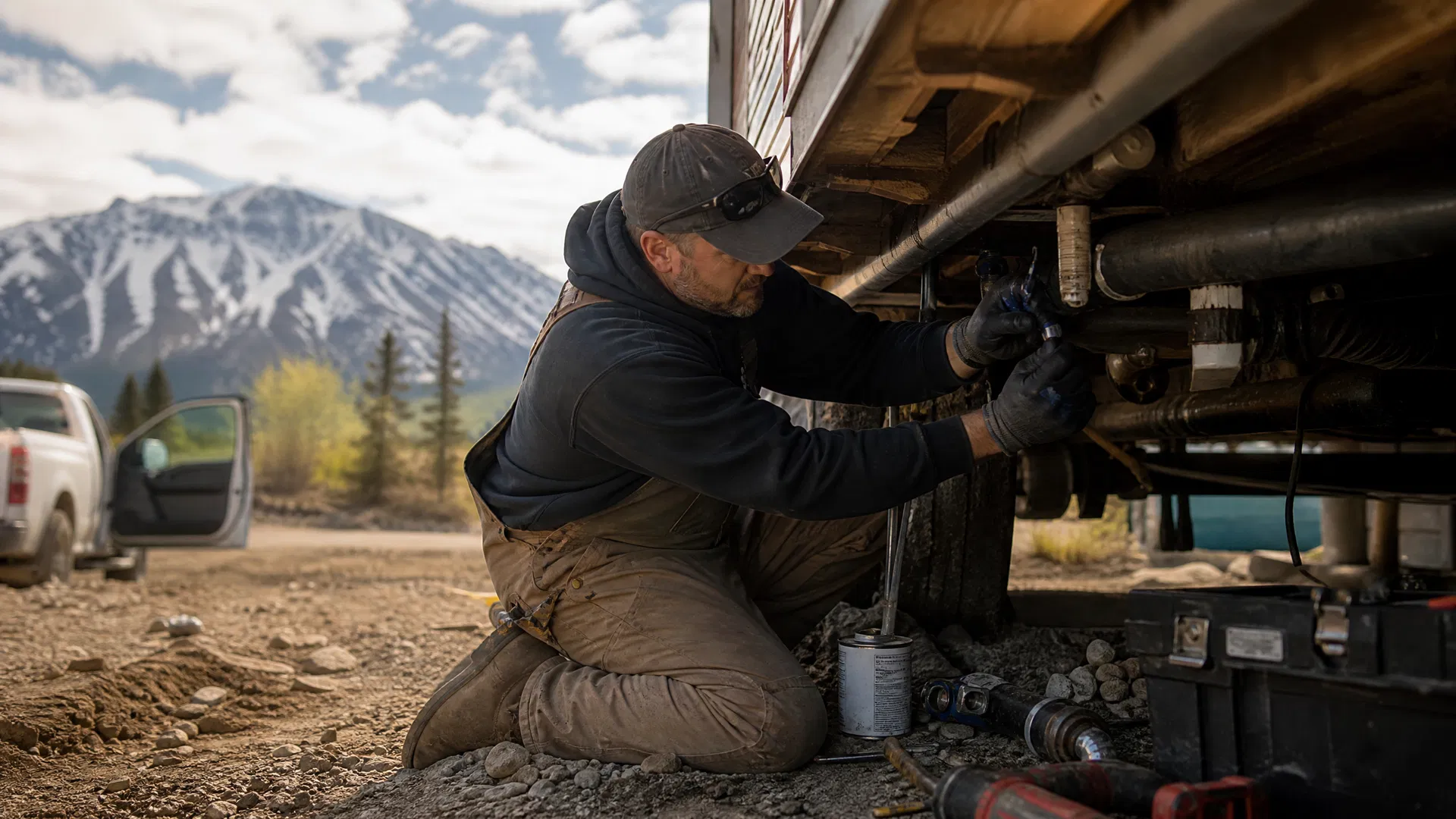 Hands-on trailer work