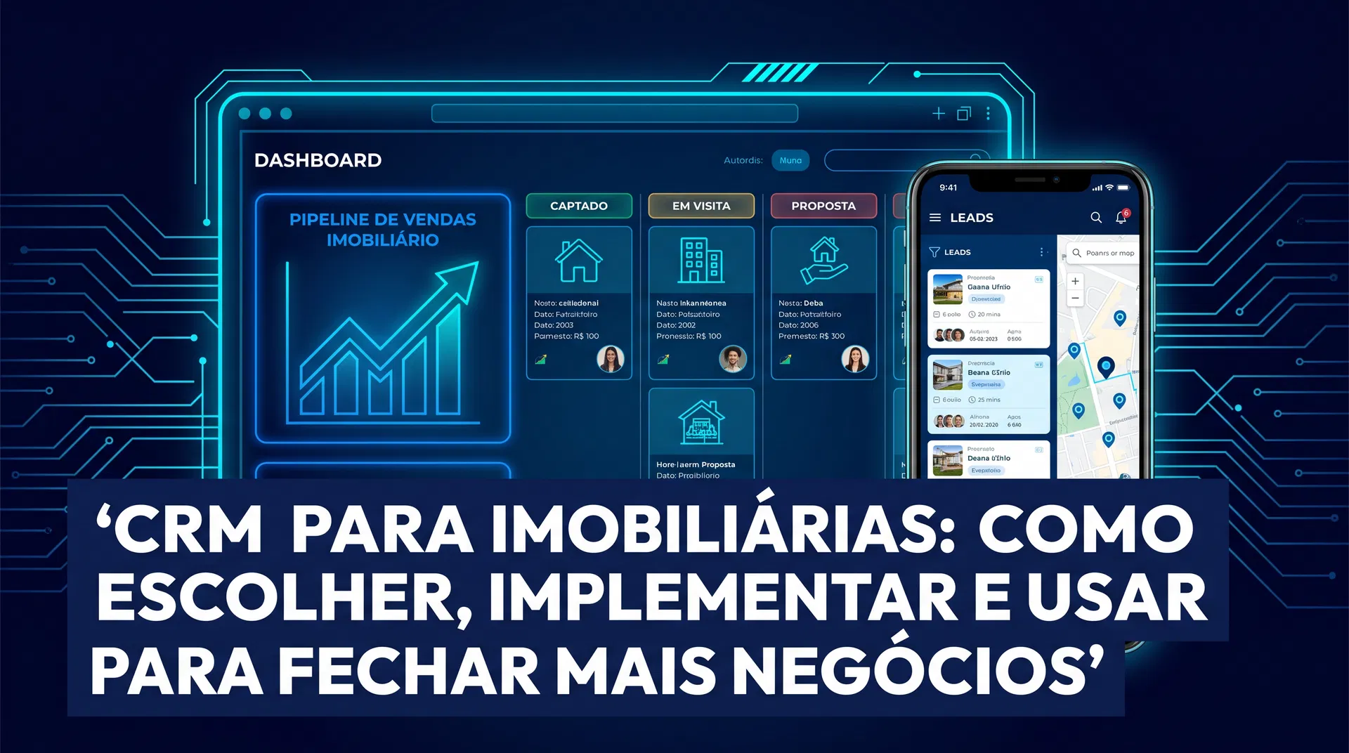 CRM para Imobiliárias: Como Escolher, Implementar e Usar para Fechar Mais Negócios
