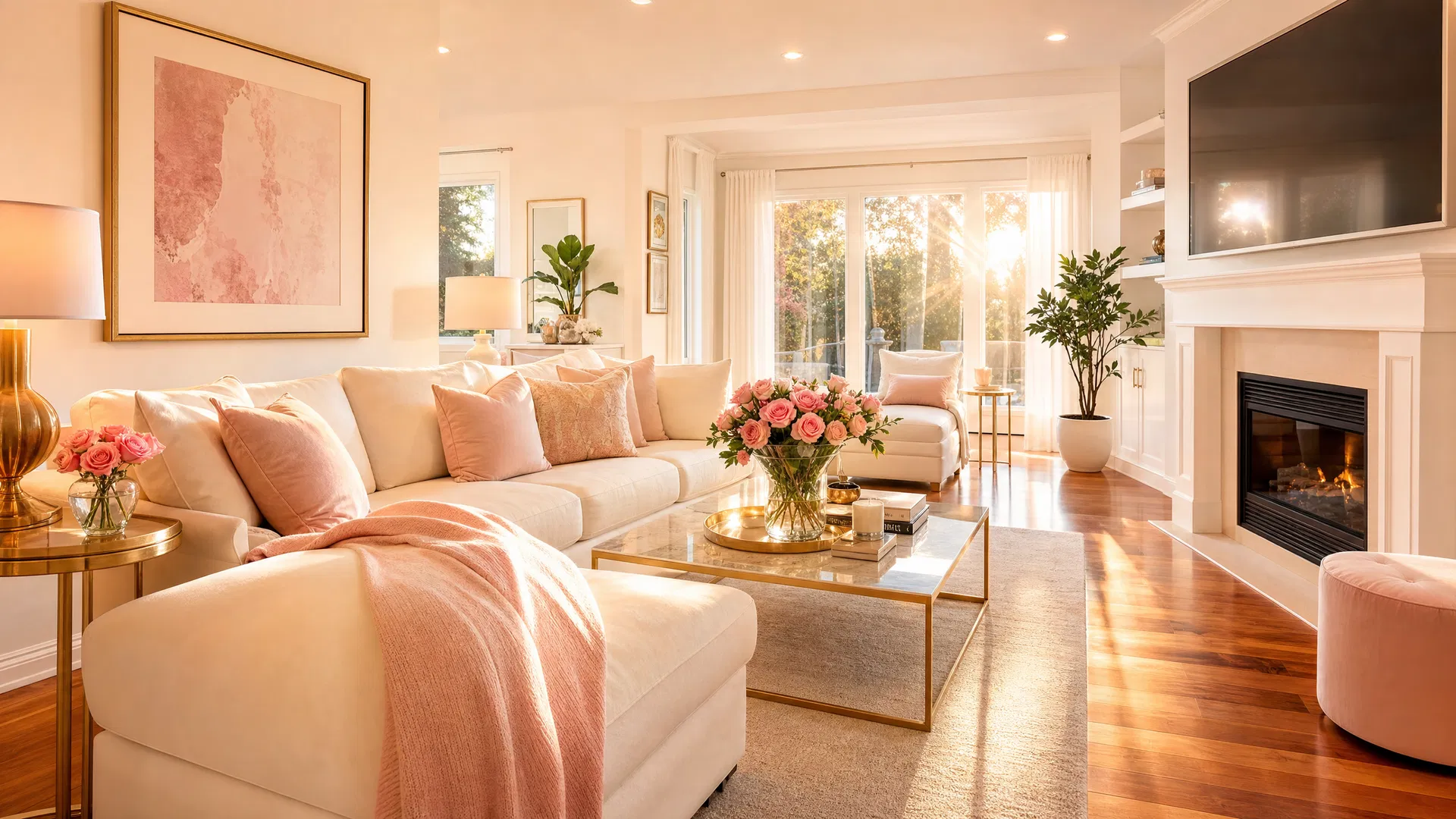 Clean living room