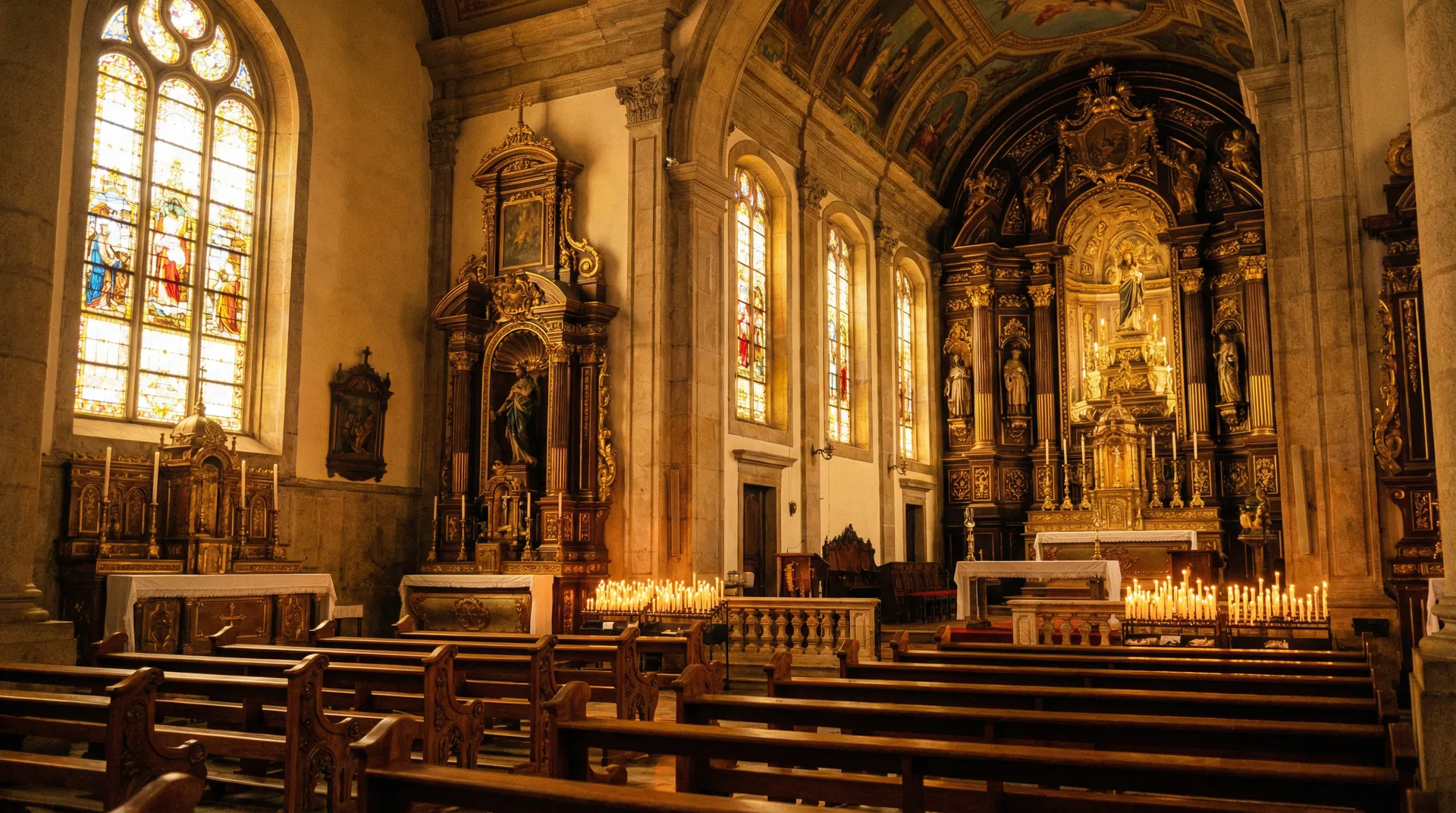 Interior de catedral