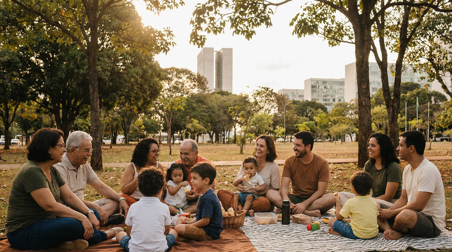 Comunidade e famílias de Brasília