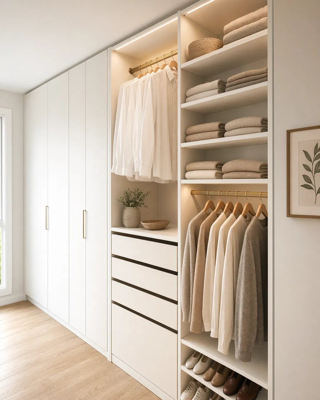 Closet remodel after