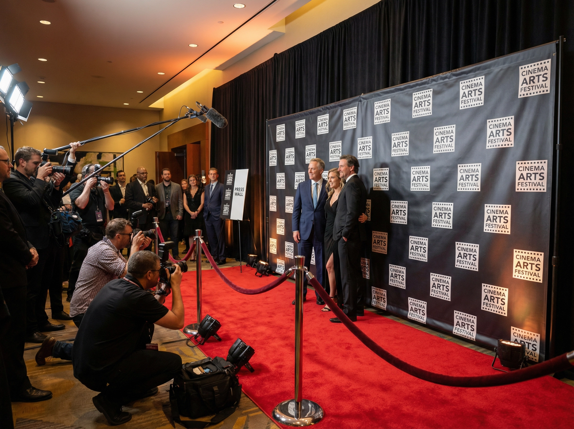 CINEMA ARTS FESTIVAL STEP & REPEAT