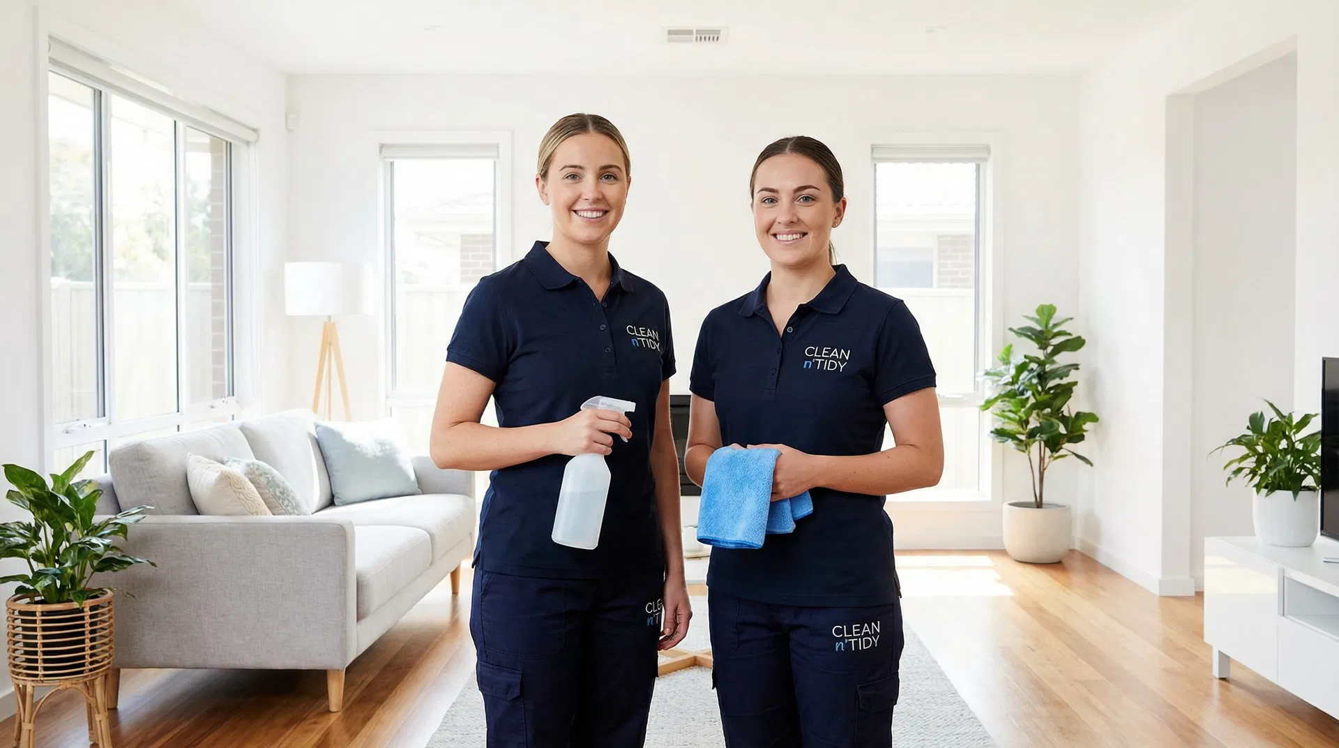 CLEANN'TIDY professional cleaning team