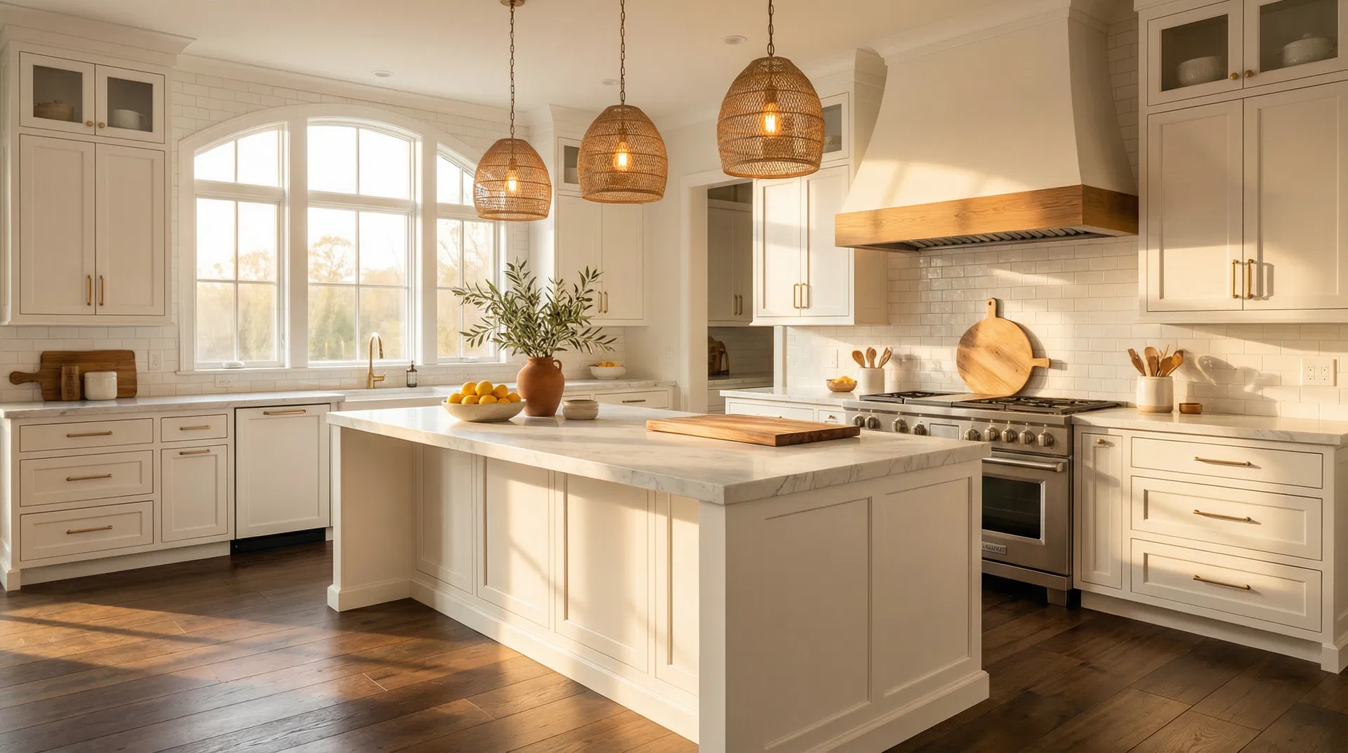 Luxury kitchen by Magnolia Cabinet Co.