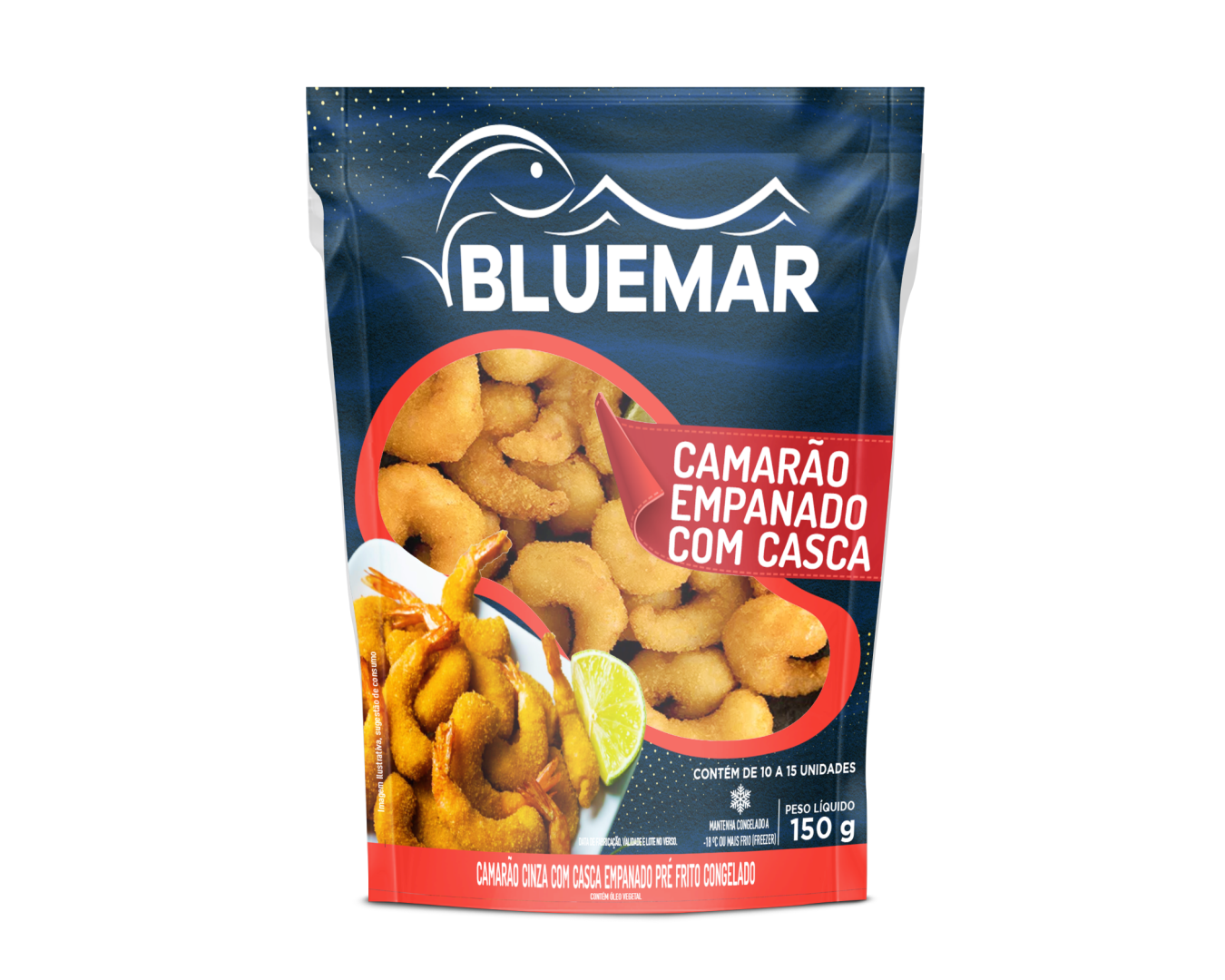 CAMARÃO EVISCERADO EMPANADO