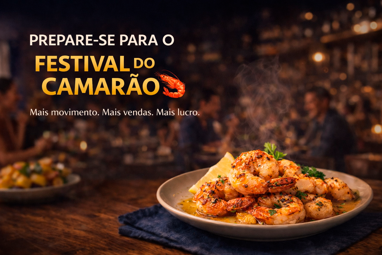 Como Criar um Festival do Camarão no Seu Restaurante (Mesmo com Estrutura Simples)