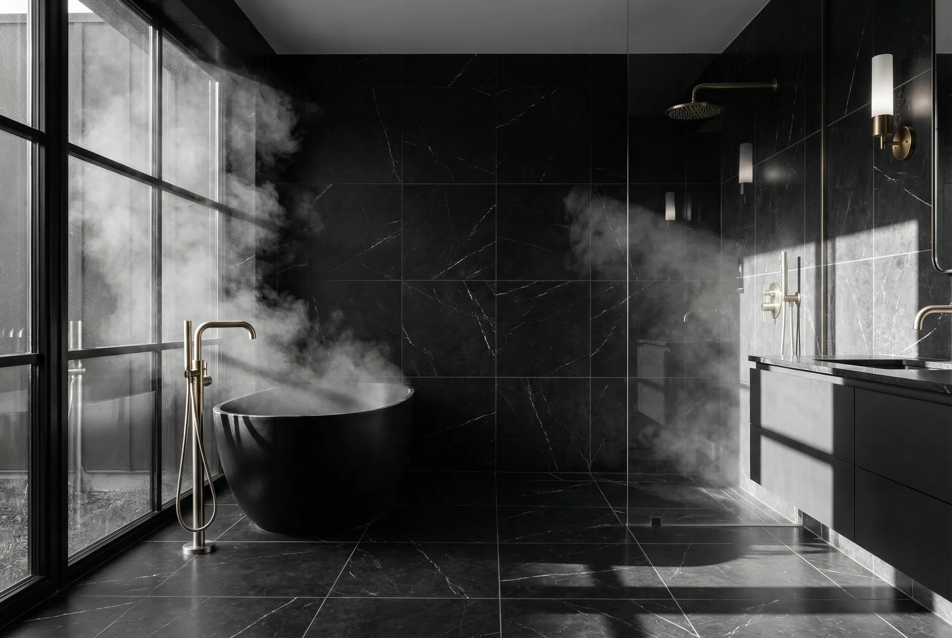 Luxury bathroom renovation by Flawless Works LLC in Monmouth County NJ