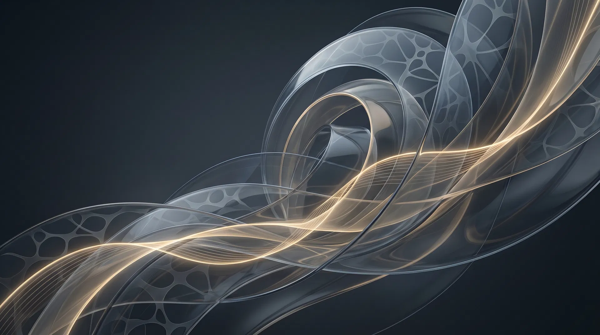 Visual abstrato de crescimento recorrente