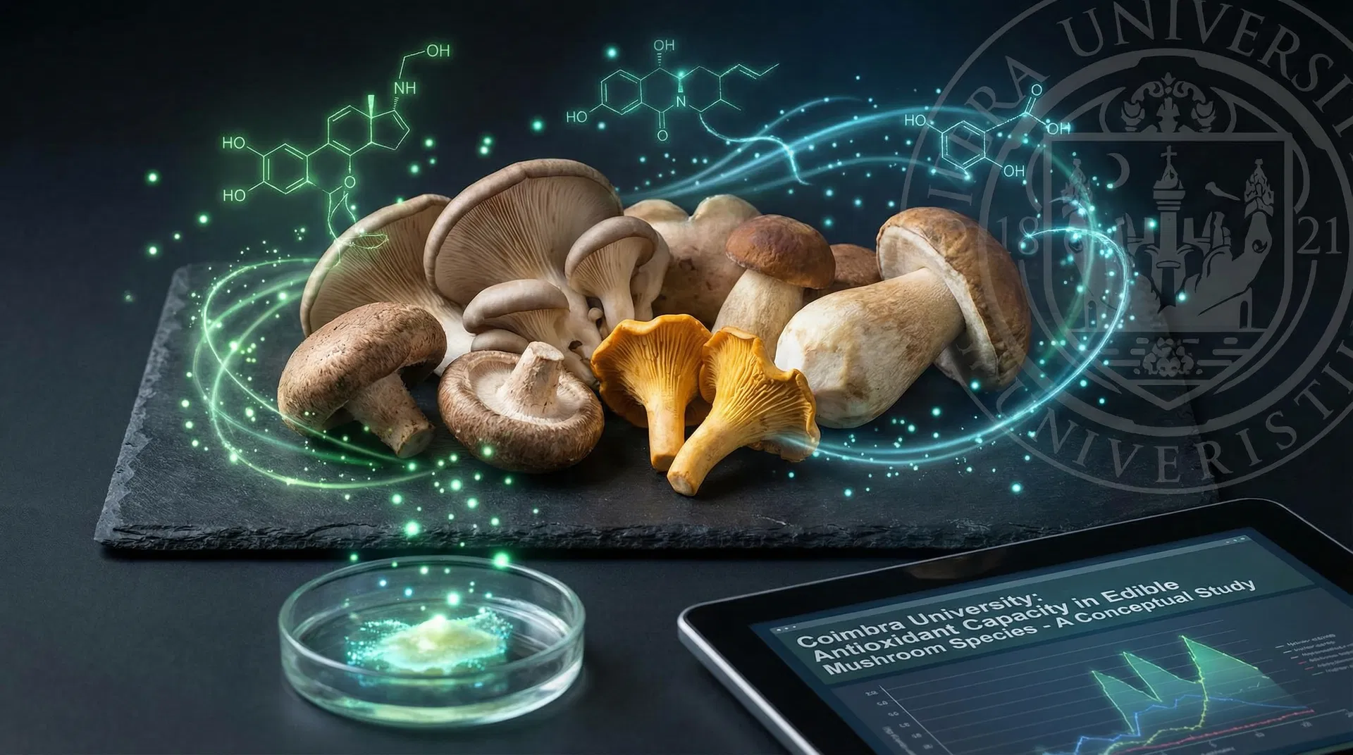 Estudo da Capacidade Antioxidante de Cogumelos Comestíveis