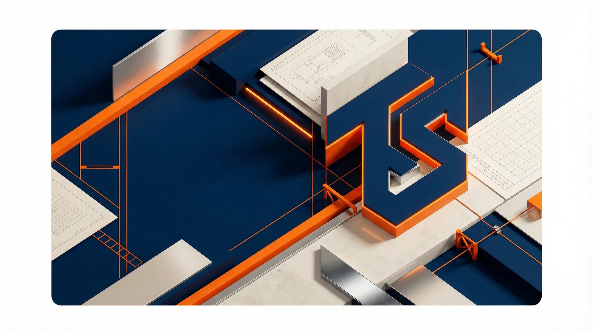 Painel institucional da identidade visual TSFORCE