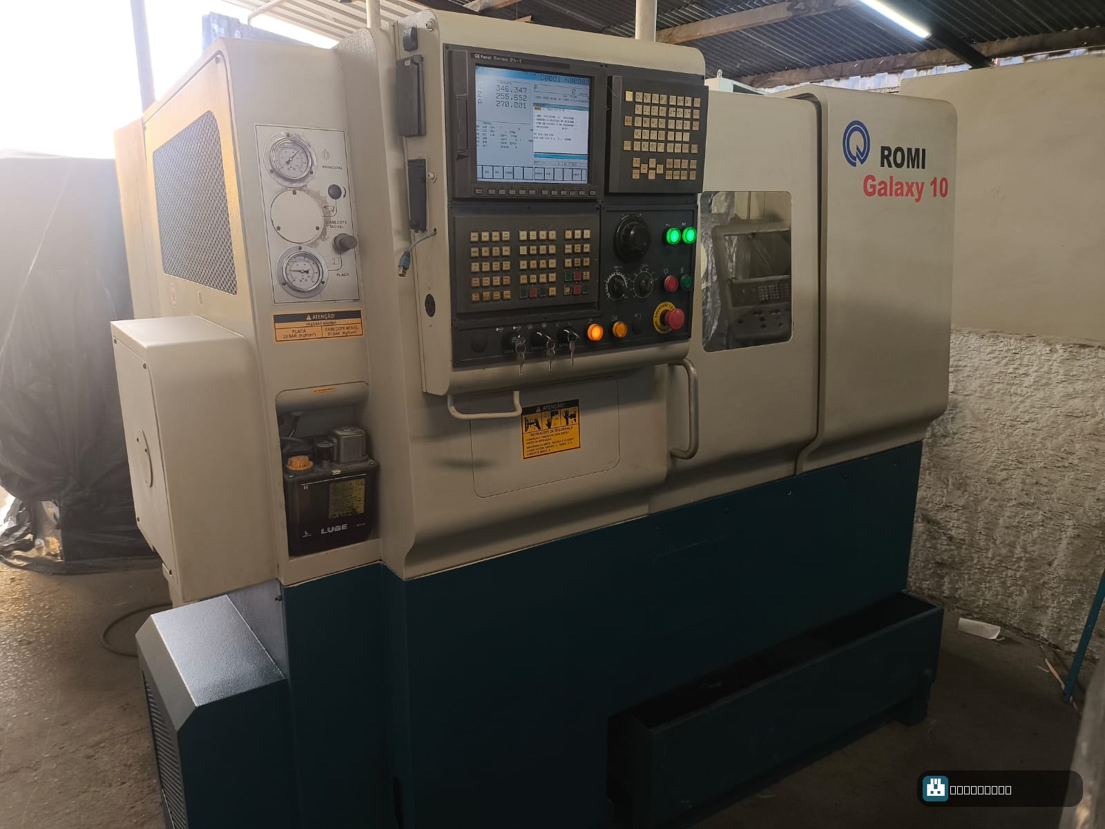 Romi Galaxy 10 — Torno CNC Usado
