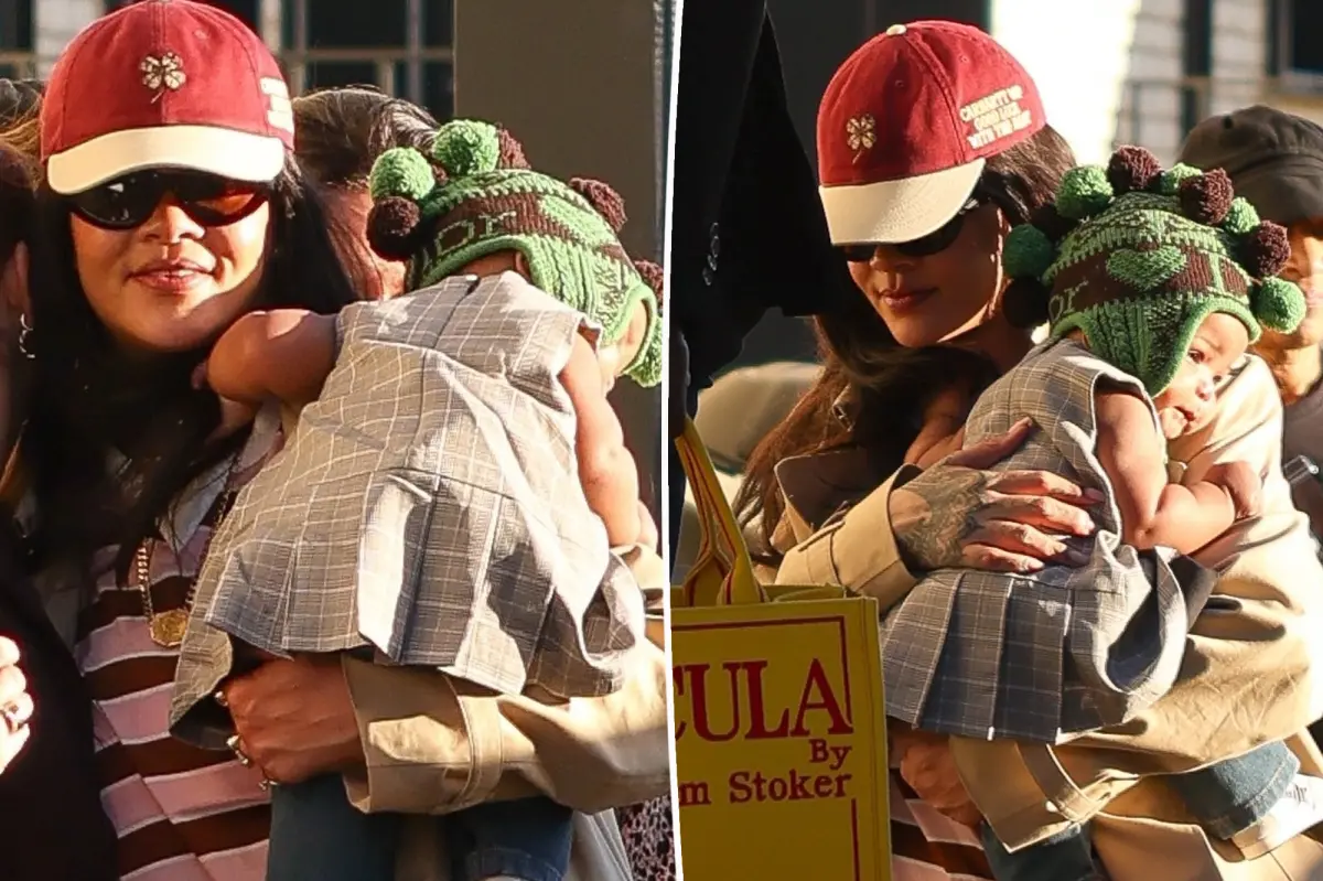 Filha de Rihanna aparece em público com gorro que vale até 900 mil kwanzas