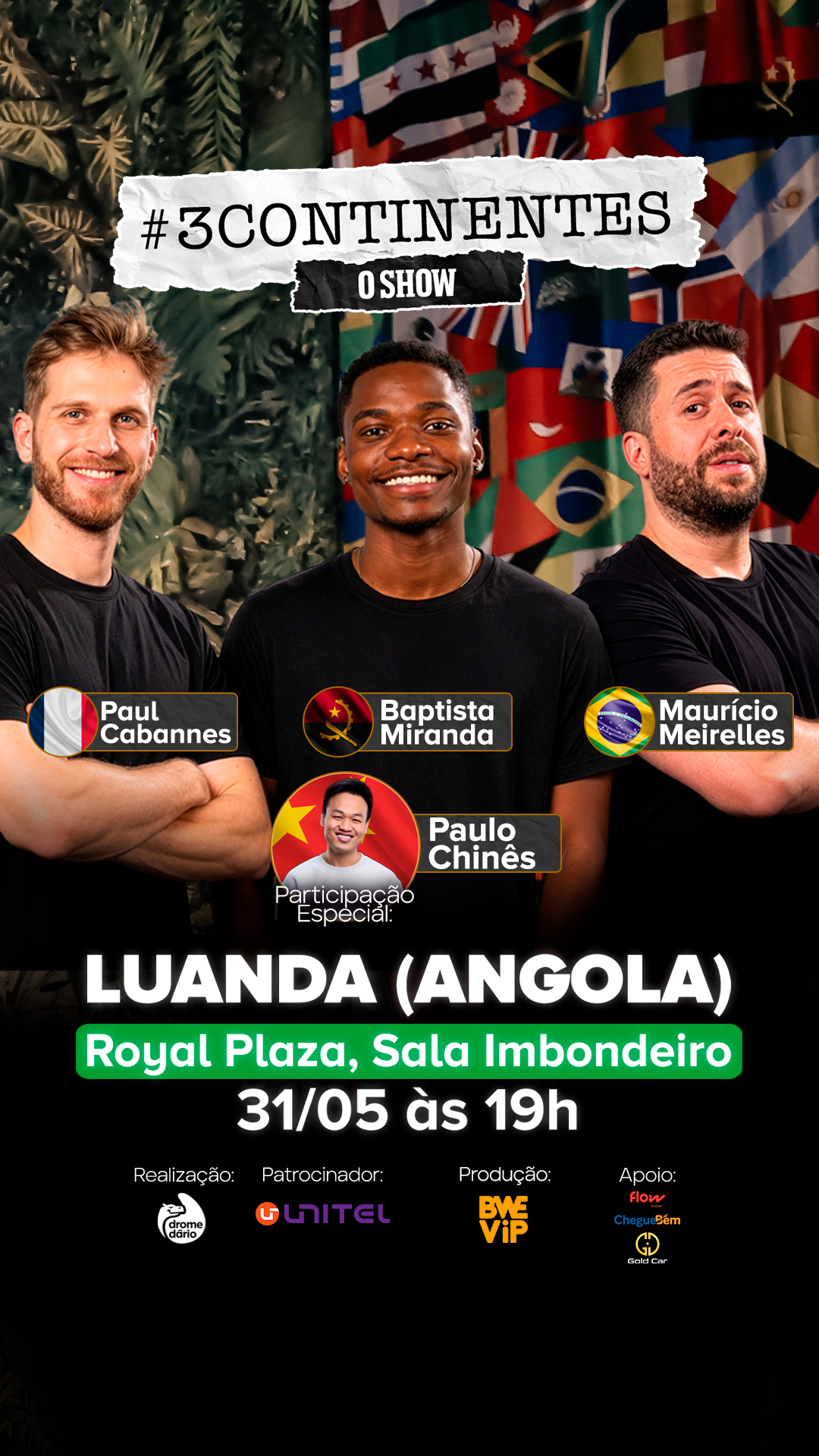 Achismos - 3 Continentes em Angola