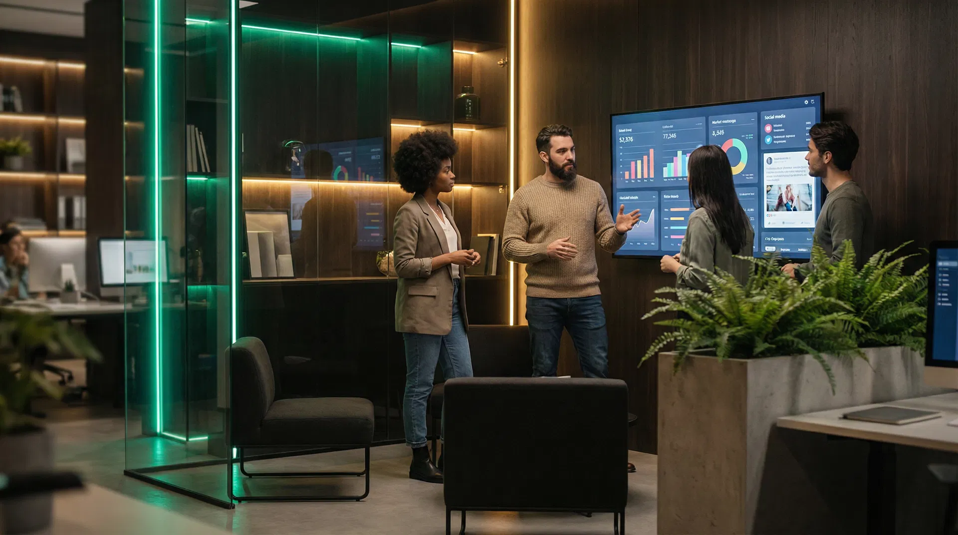 NexaFlow team collaborating