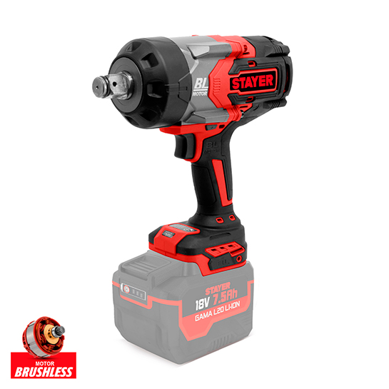 CLES A CHOCS 18V 1" 2X7.5AH - Produit outillage électroportatif professionnel LAM'ECA