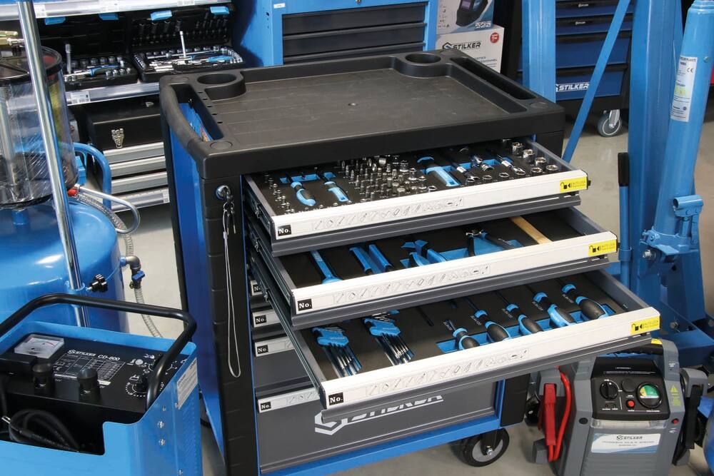 SERVANTE D'ATELIER 7 TIROIS 147 OUTILS - MODULES MOUSSE - Vignette 4