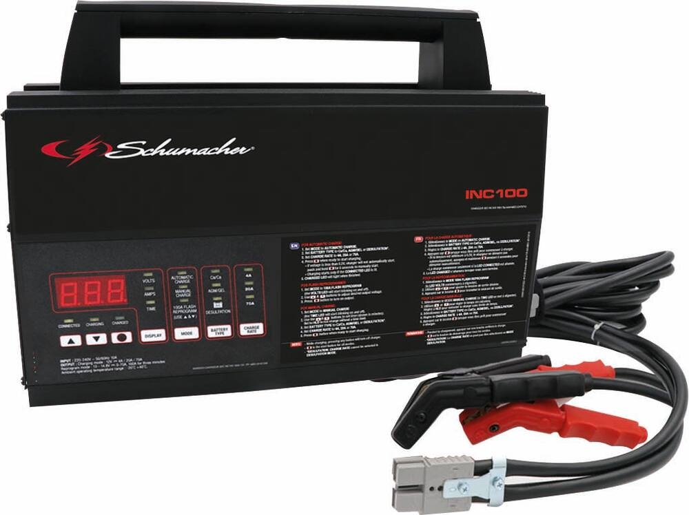 CHARGEUR DE BATTERIE AUTOMATIQUE 70A POUR DIAGNOSTIC - Produit équipements d'ateliers professionnel LAM'ECA