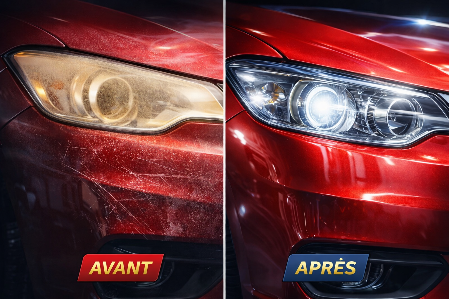 Kit Rénovation Automobile 3-en-1 : Phares, Carrosserie & Jantes - Solution Complète LAM’ECA - Vignette 4