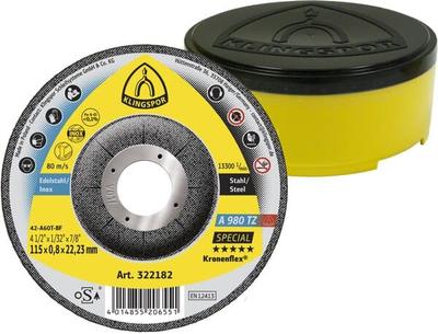 DISQUE A TRONCONNER A980TZ 125X0.8 - Produit outils coupants professionnel LAM'ECA