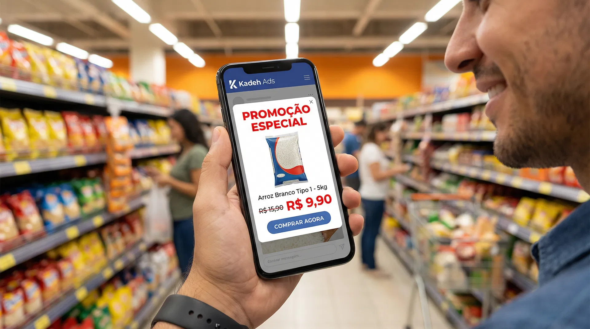 Kadeh Ads - Promoção no Smartphone