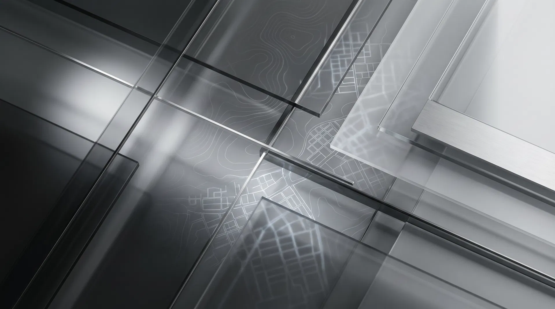 Visual analítico editorial monocromático