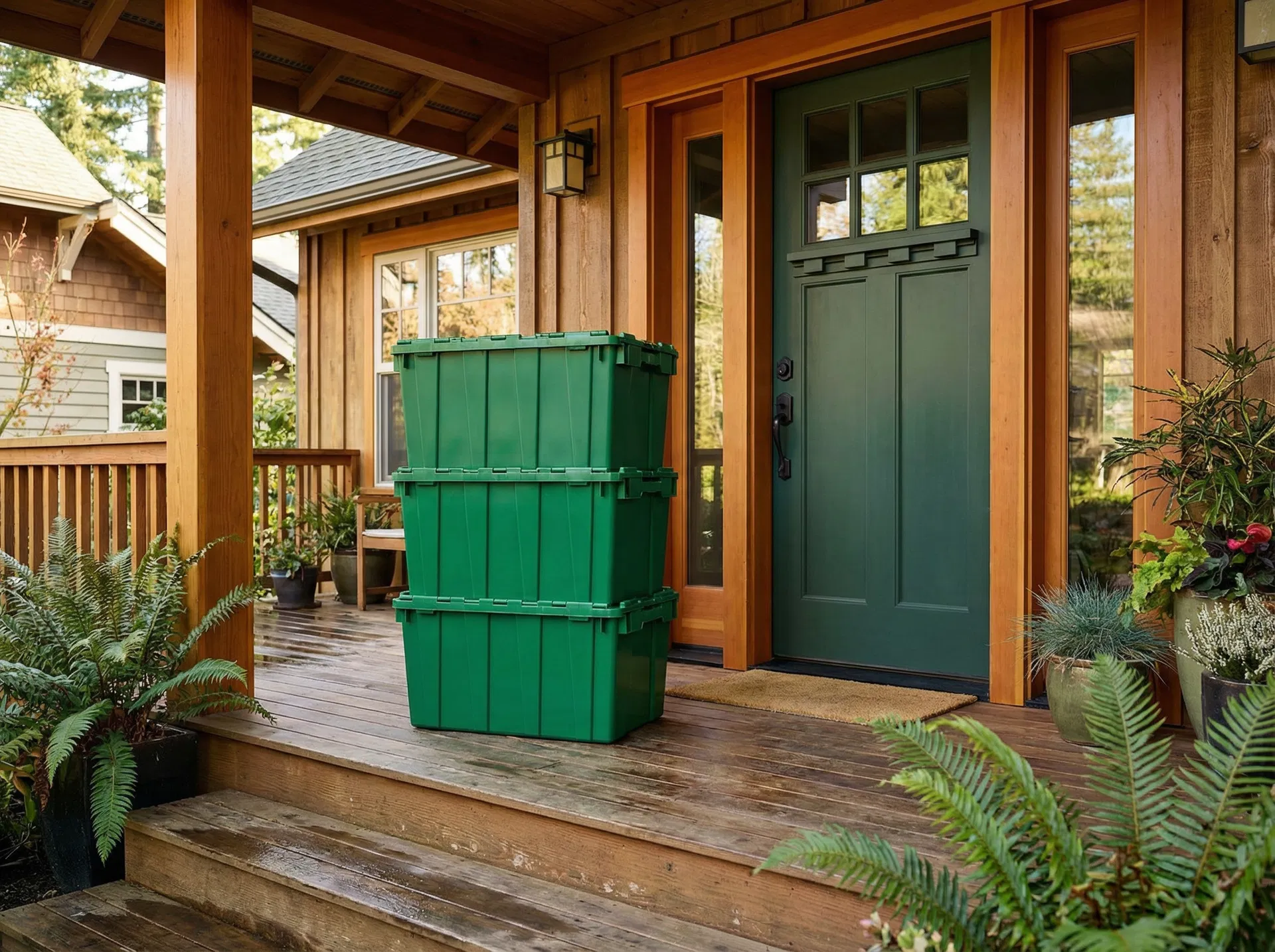 Emerald Tote reusable moving totes delivered to doorstep