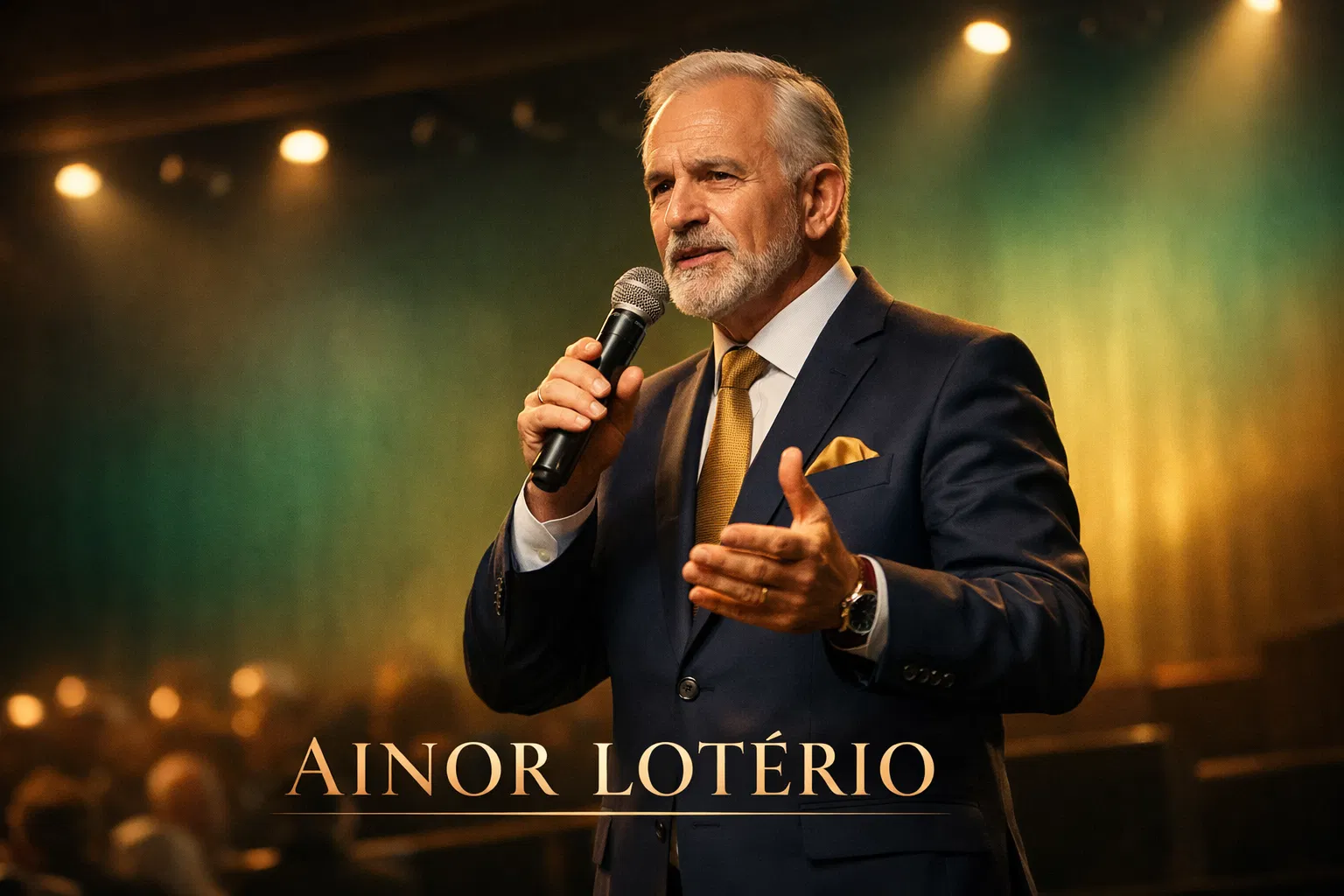 Ainor Lot&eacute;rio palestrando