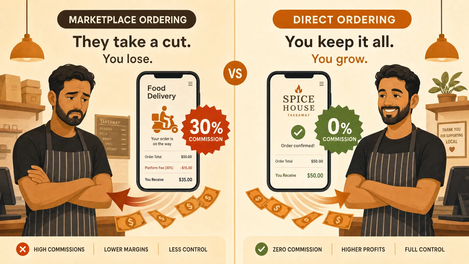 Delivery app fees eating into takeaway profits